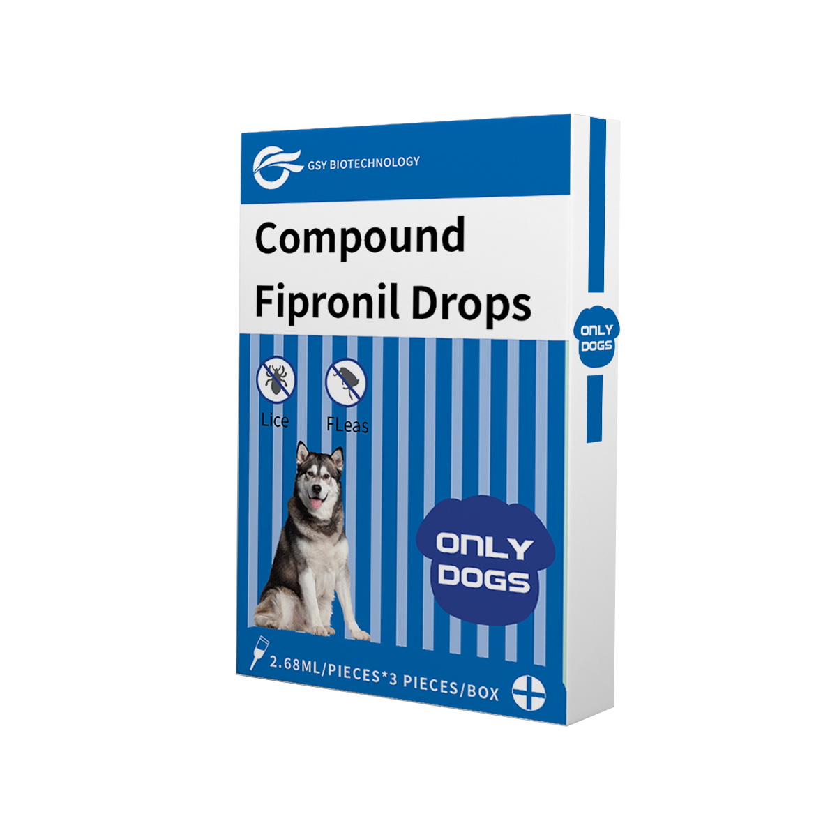 2.68 มล. สำหรับสุนัข Compound Fipronil Drops