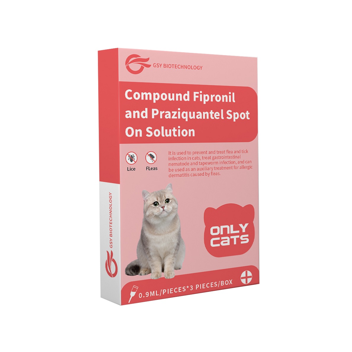 0,5 ml pour chats Sélamectine et Sarolaner Gouttes