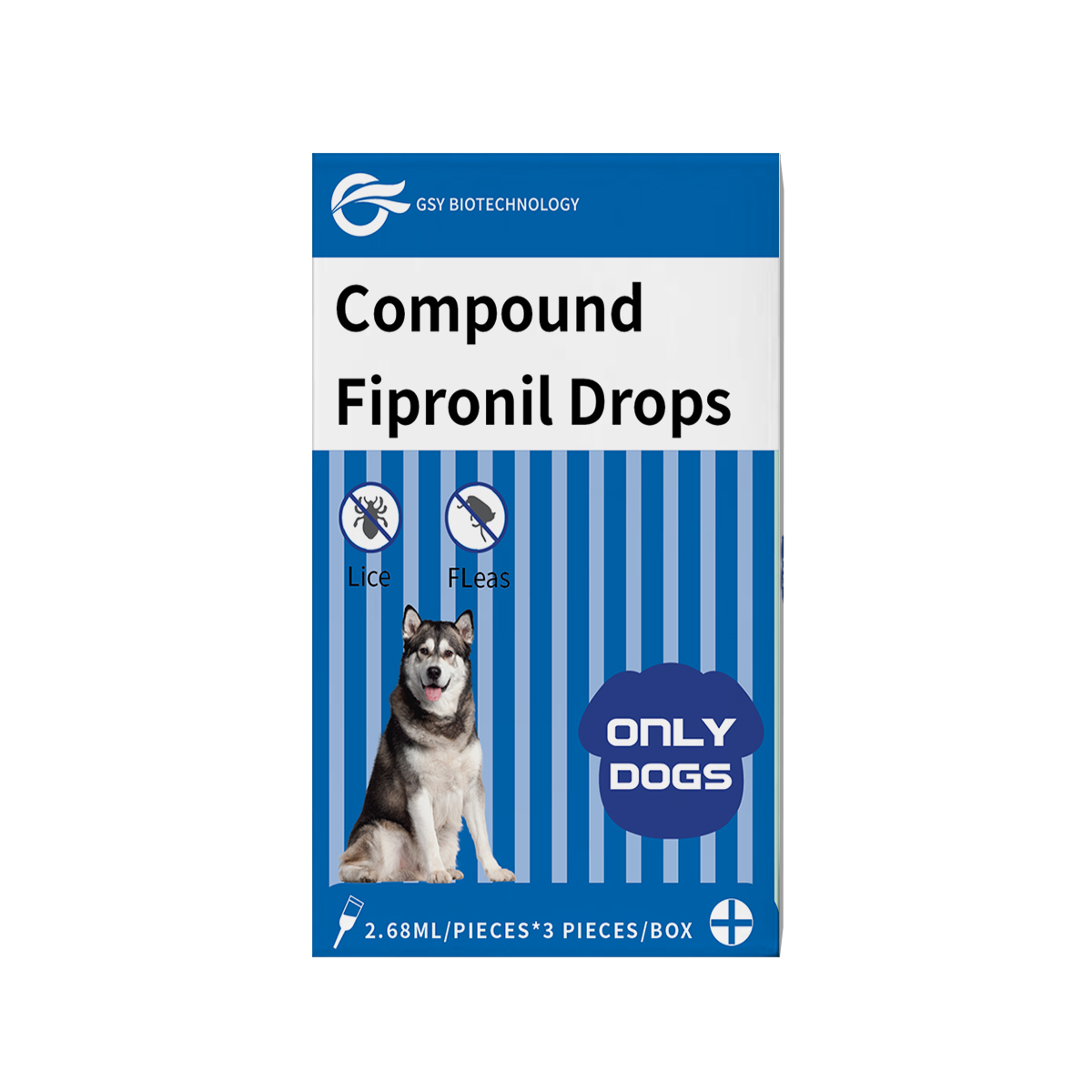 2.68 มล. สำหรับสุนัข Compound Fipronil Drops