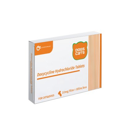 10 mg Pour animaux de compagnie Comprimé de chlorhydrate de doxycycline