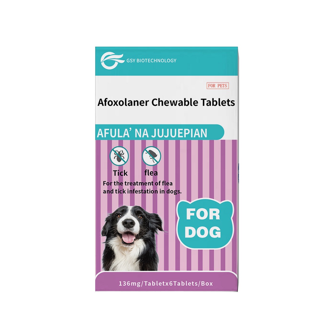 136 mg Afoxolaner Chewable Tablets for dogs