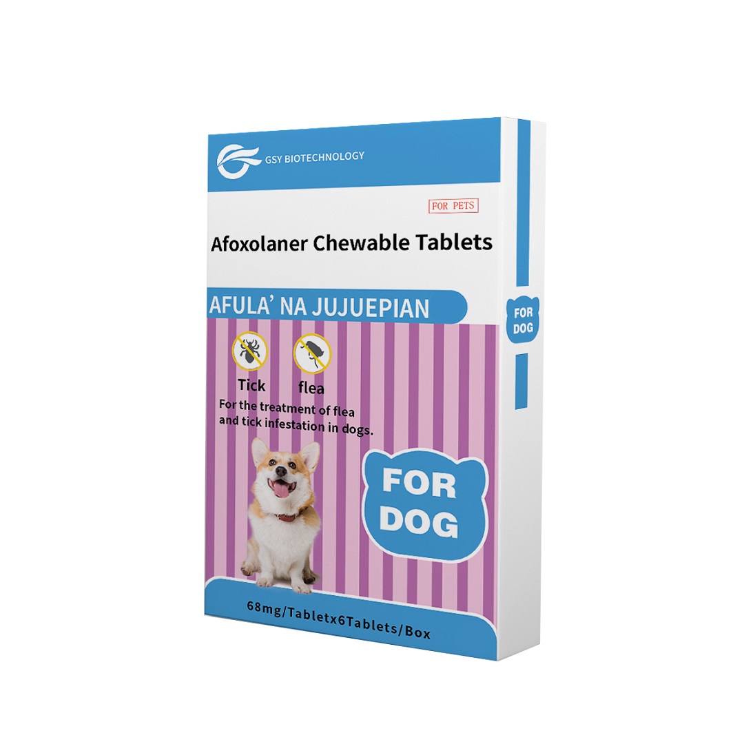 68 mg Afoxolaner Chewable Tablets for dogs