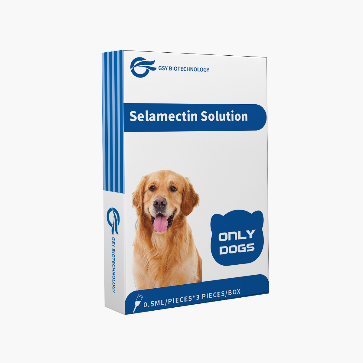 0,5ml para solução de selamectina para cães