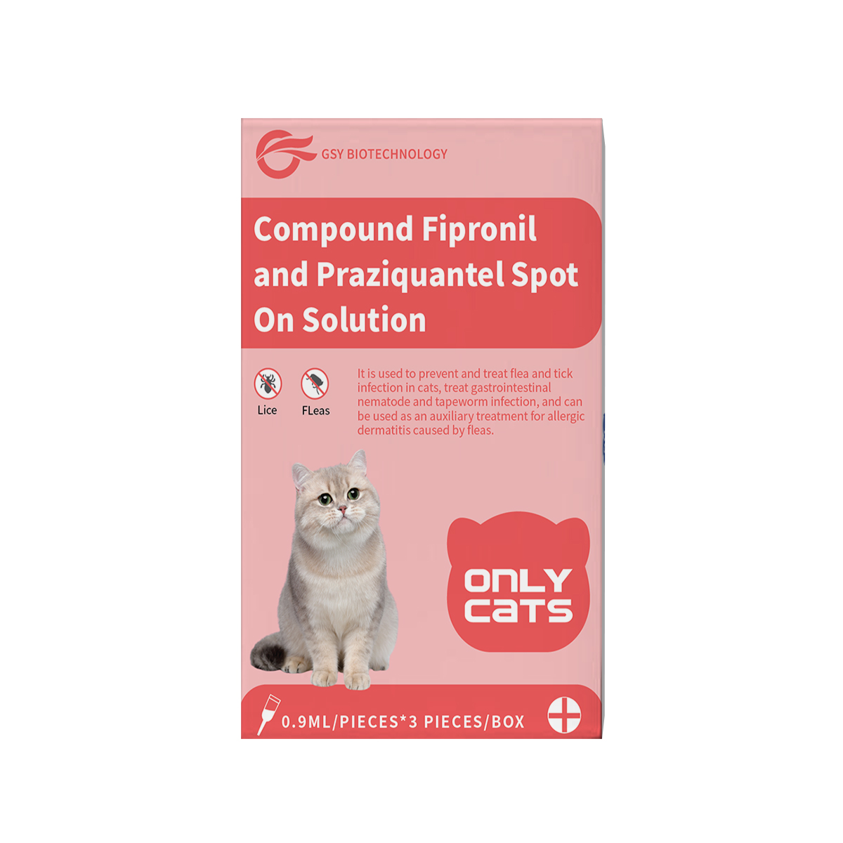 0,5 ml pour chats Sélamectine et Sarolaner Gouttes