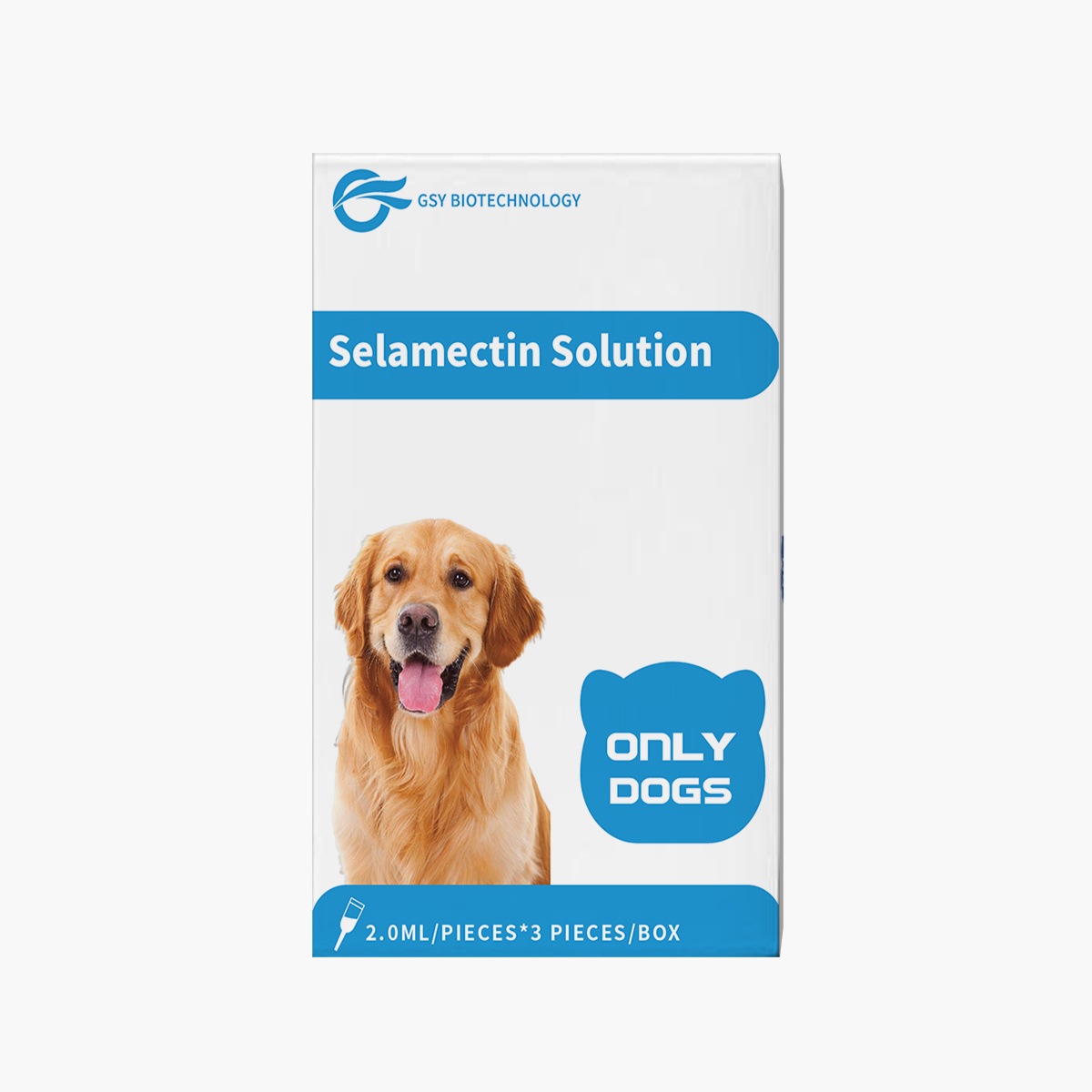 2,0ml para solução de selamectina para cães