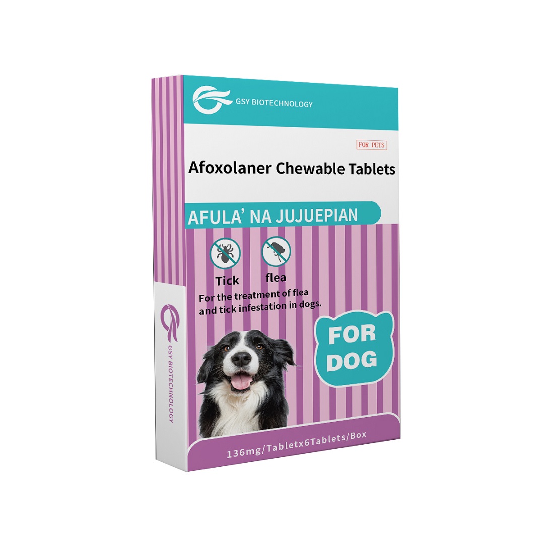 136 mg Afoxolaner Chewable Tablets for dogs