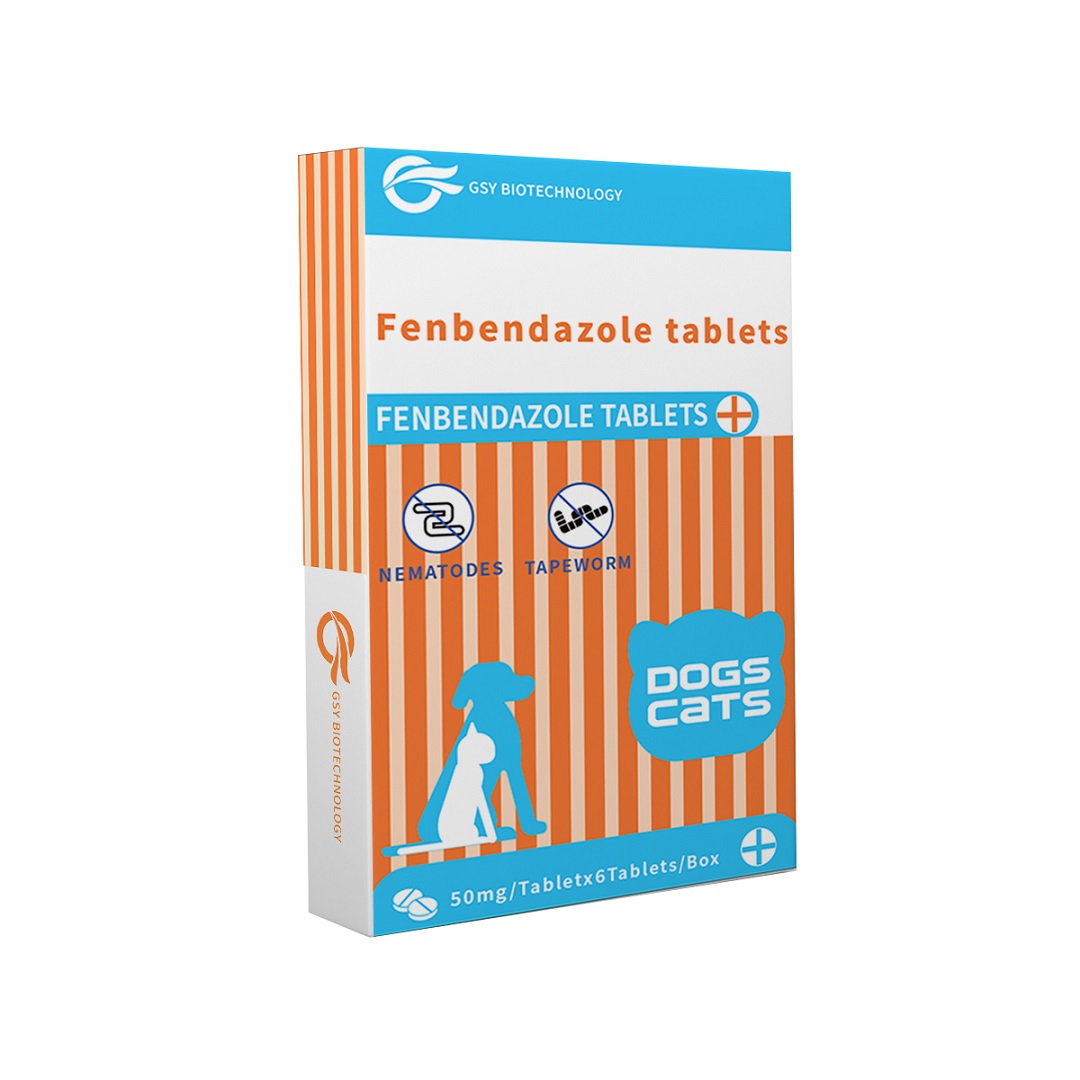 50 mg Fenbendazol Comprimidos para mascotas