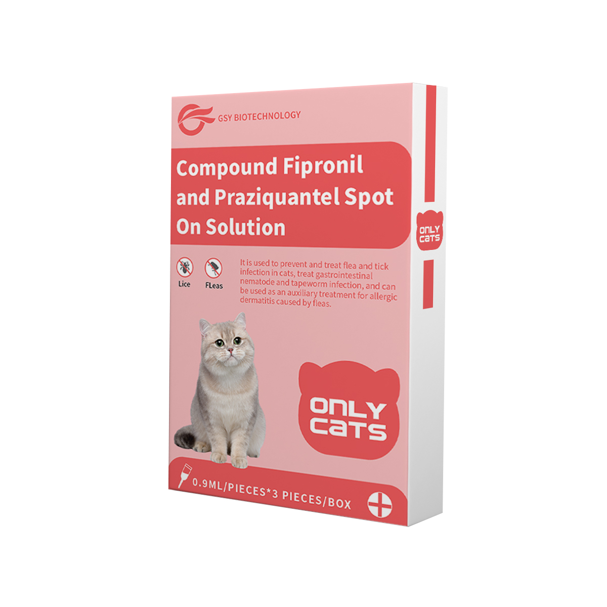 0,5 ml pour chats Sélamectine et Sarolaner Gouttes