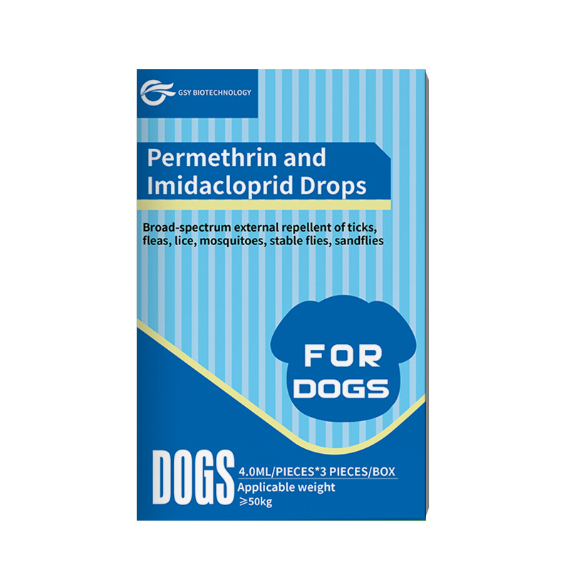 4.0 ml for dogs Permethrin and Imidacloprid Drops