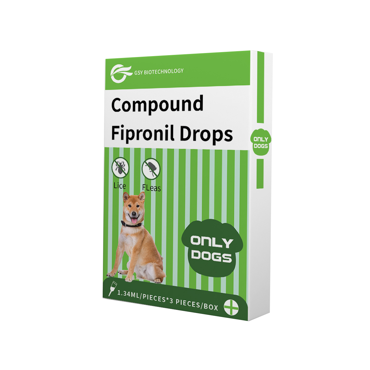 1,34 ml pour chiens Gouttes composées de Fipronil