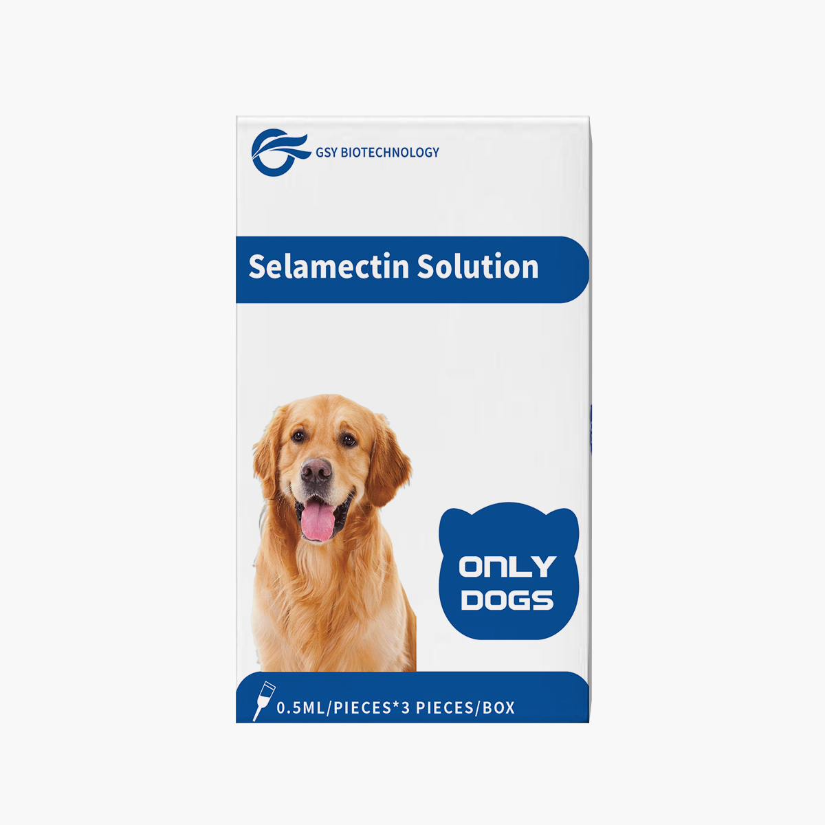 0,5ml para solução de selamectina para cães