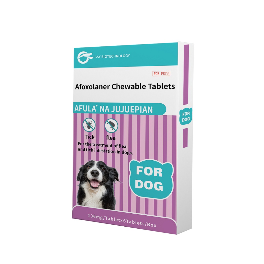 136 mg Afoxolaner Chewable Tablets for dogs