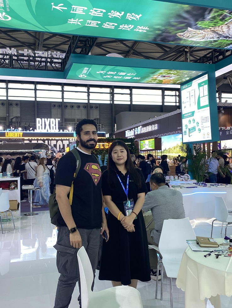 JINAN GSY BIOTECNOLOGIA CO., LTD. participou da feira de animais de estimação da Ásia de 2024