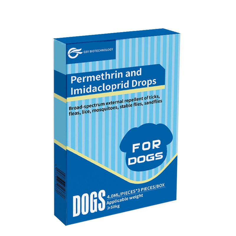 4,0 ml pour chiens Gouttes de perméthrine et d'imidaclopride