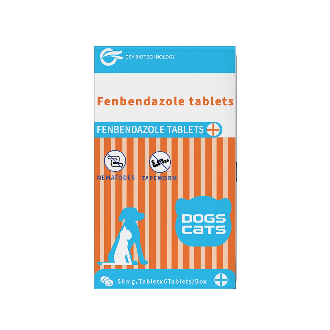 50 mg Fenbendazol Comprimidos para mascotas