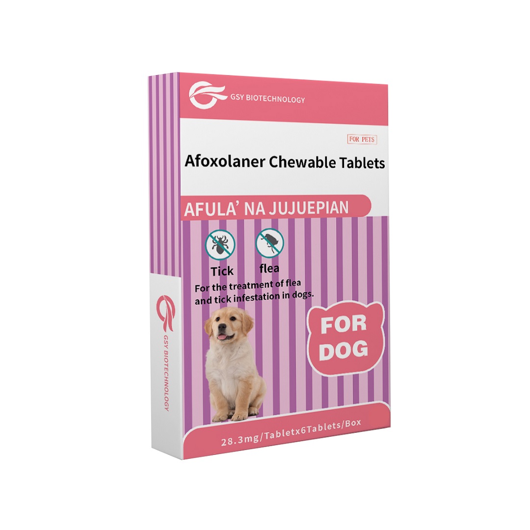 Tabletas masticables de Afoxolaner (28,3 mg para perros)